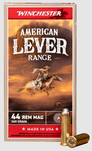 WINCHESTER AMERICAN LEVER 44 – REM MAG 240GR JSP 50RD 10BX/C