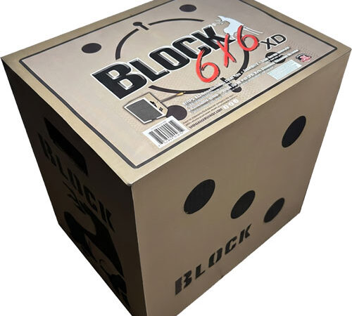 BLOCK TARGETS 6X6 XD TARGET - 6-SIDED BROADHEAD RATED