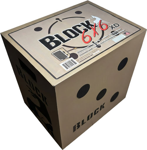 BLOCK TARGETS 6X6 XD TARGET – 6-SIDED BROADHEAD RATED