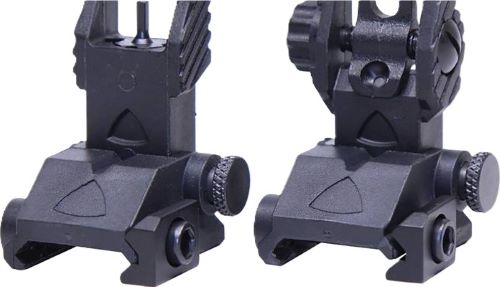 GUNTEC AR-15 EZ SIGHTS POLY – BACK UP THIN IRON SIGHT SET