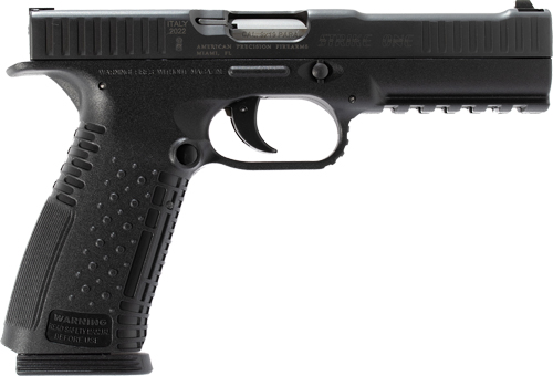 APF STRIKE ONE 9MM 5″ BBL – 3-DOT SIGHT 2 17RD MAGS BLACK