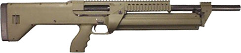 SRM 1216 12GA. 3″ 18.5″ BARREL – 16-SHOT FLAT DARK EARTH STOCK