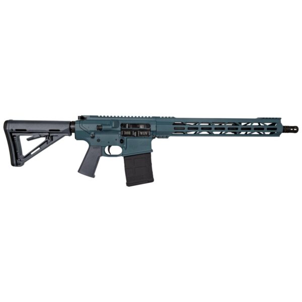 Diamondback DB10 Carbon Series Rifle .308 Win 20rd Magazine 16″ Barrel 15″ M-LOK Rail Jesse James Civil Defense Blue