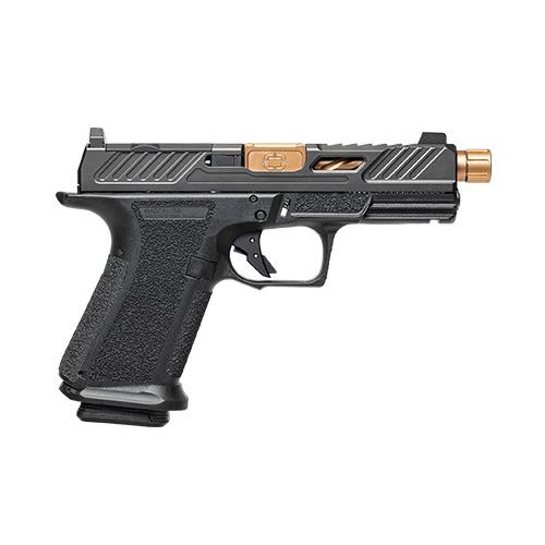 Shadow Systems MR920 Elite Optic Ready Handgun 9mm Luger 10rd Magazines(2) 4.5″ Threaded Bronze Barrel Night Sights MA Compliant