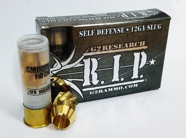 G2 Research R.I.P. Shotshells 12 Ga  2-3/4″ 1430 fps Fragmenting Slug 5/ct