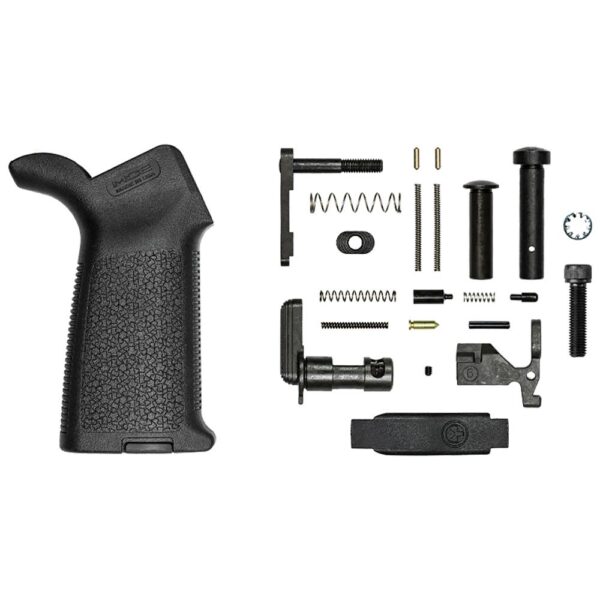 Aero Precision AR15 MOE Lower Parts Kit Minus FCG – Black