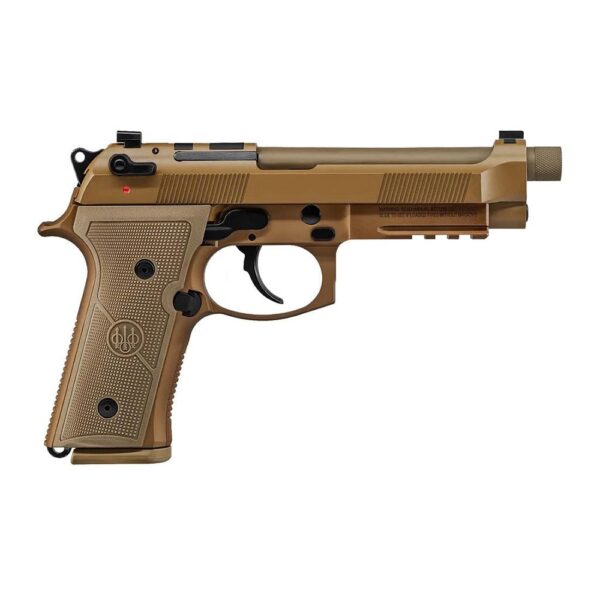 Beretta M9A4 G FDE Handgun 9mm Luger 18/rd Magazines (3) 5.1″ Barrel