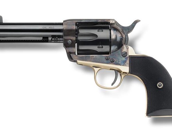 Pietta 1873 Gunfighter Handgun .45 Colt 6rd Capacity 4.75″ Barrel Black Grips