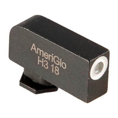 0.240”X0.125” GREEN W/WHITE OUTLINE SIGHT FOR GLOCK~