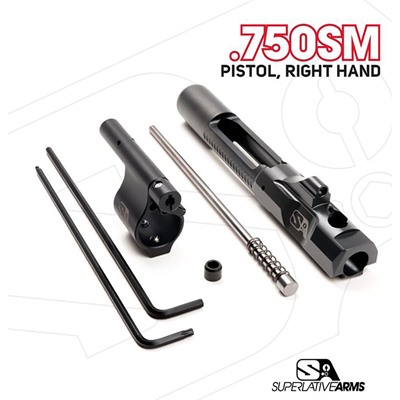 AR-15 ADJ PISTON SYSTEM W/SOLID .750” GAS BLOCK PISTOL RH