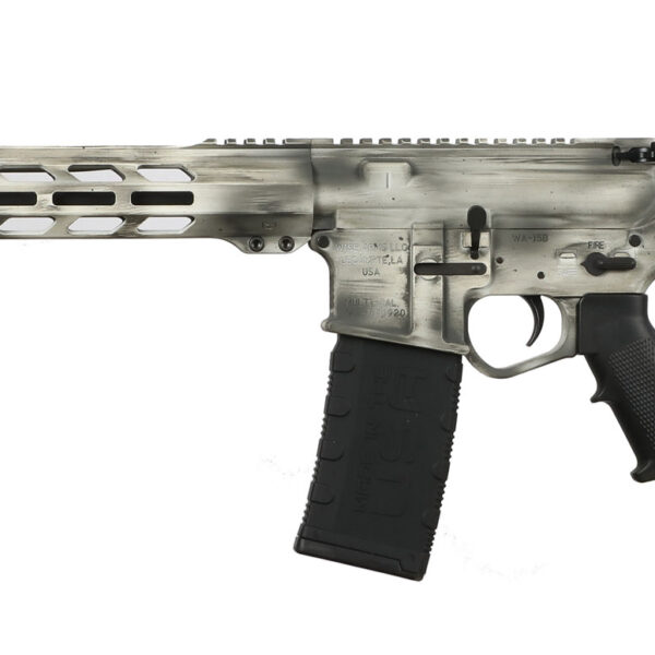 WISE ARMS WA-15B 5.56MM WHITE/GRY BW 16″