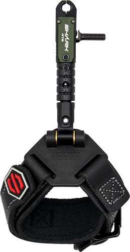 SCOTT RELEASE SHARK RTS DOUBLE – JAW BLACK LEATHER BUCKLE