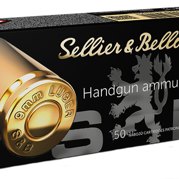 Sellier & Bellot SB9D Handgun 9mmLuger 124gr Jacketed Hollow Point 50 Per Box/20 Case