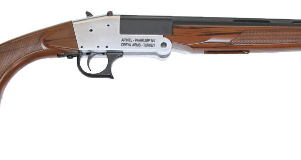 Rock Island TK105 Traditional Single Shot 20 Gauge with 20″ Black Parkerized Barrel, 3″ Chamber, 1rd Capacity, Silver Anodized Metal Finish & Woodgrain Finish Synthetic Stock Right Hand (Full Size)