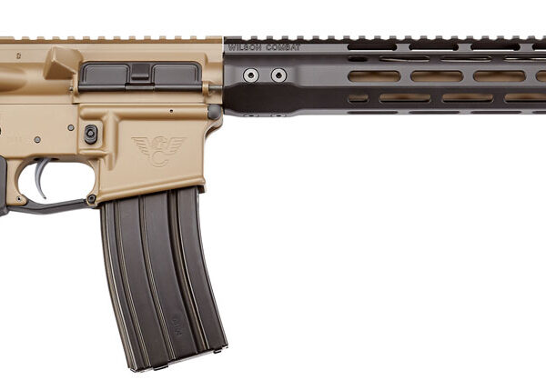 Wilson Combat TRPC556CT Protector Carbine 5.56x45mm NATO 16.25″ 30+1 Tan Black Wilson/Rogers Super Stoc Stock BCM Starburst Polymer Black Grip Right Hand