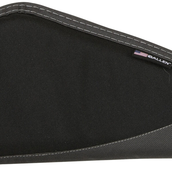 Allen 44413 Deluxe  Handgun Case Black w/Gray Trim, Foam Padding, Non-Absorbent Lining & Lockable Zipper 13″ L