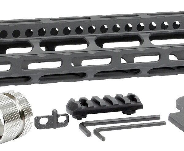 Midwest Industries MIULW14 Ultralight  AR-15 Black Hardcoat Anodized Aluminum/Polymer 14″ Picatinny/M-LOK