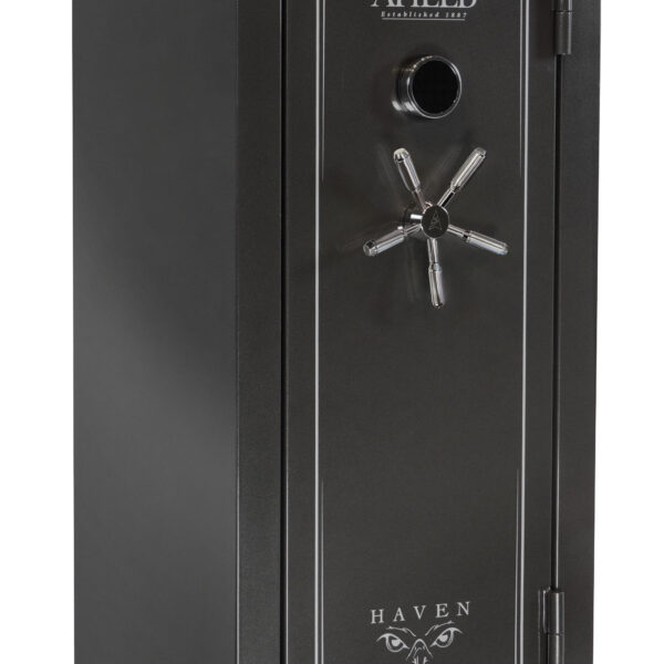 Sports Afield SECSA5925HXS Haven Electronic Keypad/Key Entry Dark Gray Metallic Steel Holds 24 + 4 59″ H x 25″ W x 24″ D Fireproof- Yes