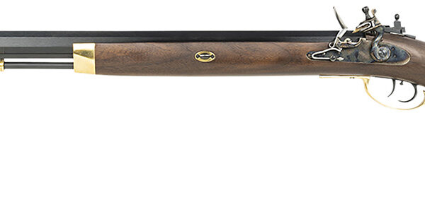 Taylors & Company 210112 Hawken Hunter Pedersoli 50 Cal Flintlock 28″ Blued Octagon Barrel, Color Case Hardened Steel Receiver, Fixed Walnut Stock