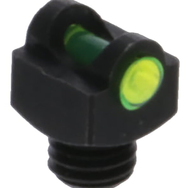 TruGlo TGTG954AG StarBrite Deluxe Bead  Black | Green Fiber Optic Front Sight 6-48″ Threads