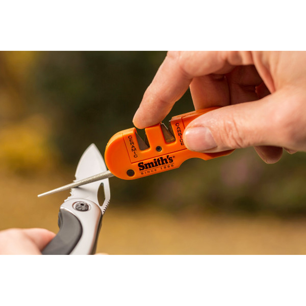 Smiths Pocket Pal 2-Stage Knife Sharpener Orange - Image 2