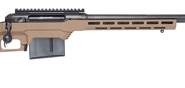 Savage Arms 57694 110 Precision 6.5 PRC 7+1 24″, Matte Black Rec/Barrel, Flat Dark Earth Cerakote MDT LSS XL Chassis, Polymer Grip