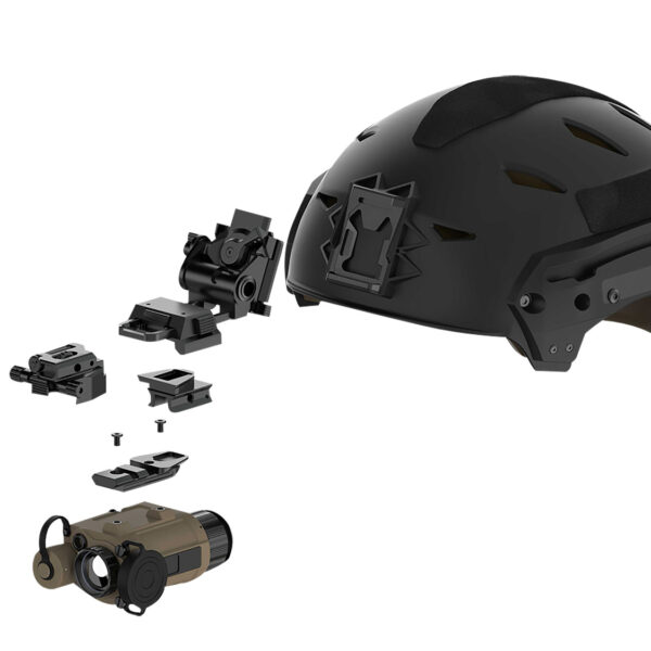 InfiRay Outdoor AC52 Micro-Pictail Helmet/Weapon Shoe Quick Detach Black Dovetail Mount