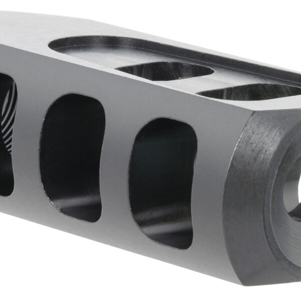 TacFire Tanker Muzzle Brake Black Oxide Steel with 5/8″-24 tpi Threads 2.76″ OAL 1.37″ Diameter for 308 Win