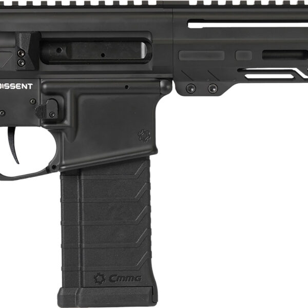 CMMG 54AA847AB Dissent 5.7x28mm 32+1 6.50″, Black Cerakote Rec, OEM Grip, Picatinny Buffer Adapter, Zeroed Drop-In Single Stage Trigger