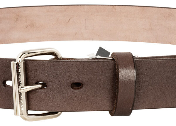 Uncle Mikes-leather(1791) BLTUM46/50DBR Gun Belt Dark Brown Leather, Belt Size 46/50, 1.50″ Wide