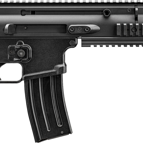 FN 38101244 SCAR 15P 5.56x45mm 10+1 7.50″ Black Anodized Chrome Lined Steel Barrel, Black Anodized Aluminum Picatinny Rail Receiver, Black Polymer Grip, Ambidextrous