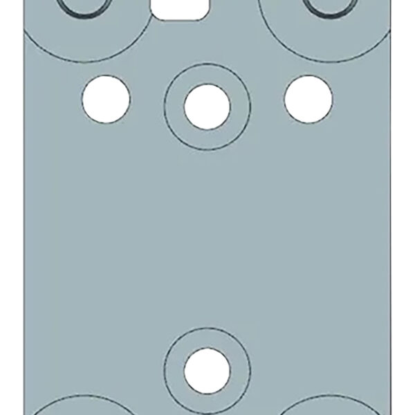 Beretta USA EUS03051 90/92  Silver, Fits Beretta 90/92, RDO Leupold Pattern Footprint Mount