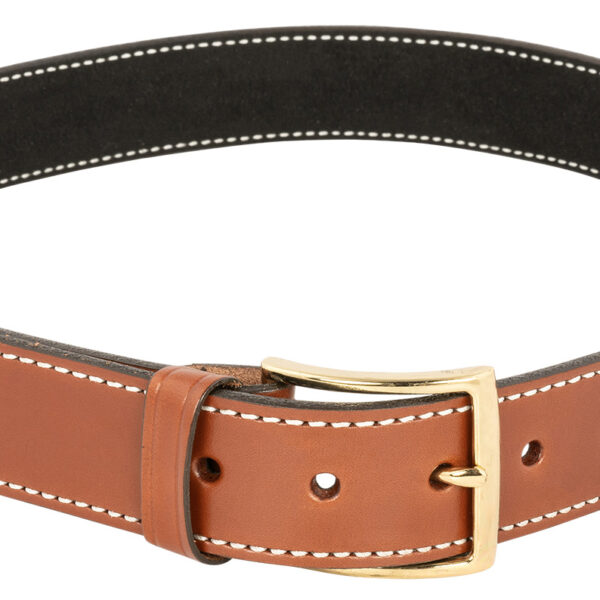 DeSantis Gunhide B12TL38Z0 Plain Lined Tan Leather Belt Size 38″ 1.50″ Wide Buckle Closure