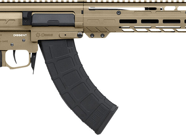CMMG 86AD60BCT Dissent MK47 7.62x39mm 30+1 (2) 16.10″, Coyote Tan Rec/15″ M-Lok Handguard, Side Charging Handle, Black Side Folding Stock & Zeroed Grip, Muzzle Brake, 60/90 Ambi Safety, Adj. Gas Block