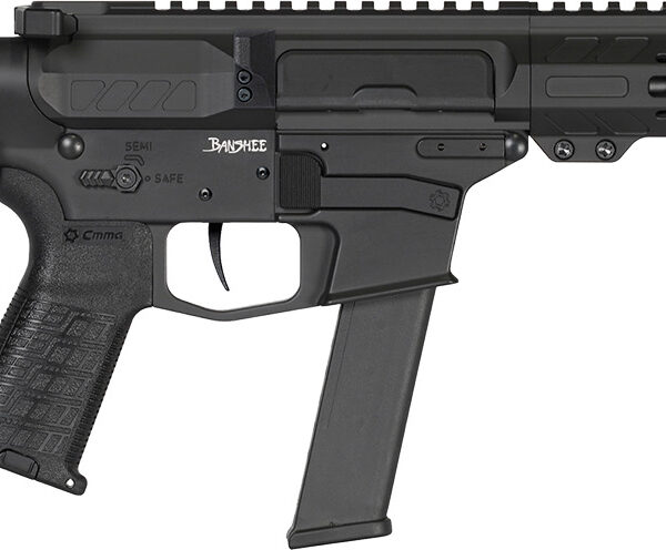 CMMG 40A330FAB Banshee MKGS 40 S&W 22+1 8″ Black Nitride Medium Taper Threaded Barrel, EML 7″ M-LOK Handguards, Black Armor Cerakote Aluminum Picatinny Rail Receiver, CMMG Zeroed Grips, Ambidextrous