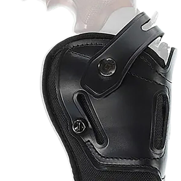 Galco SA845RB Switchback Strongside Crossdraw Belt Black Hybrid Leather-Synthetic Fits Arex Delta L Ambidextrous