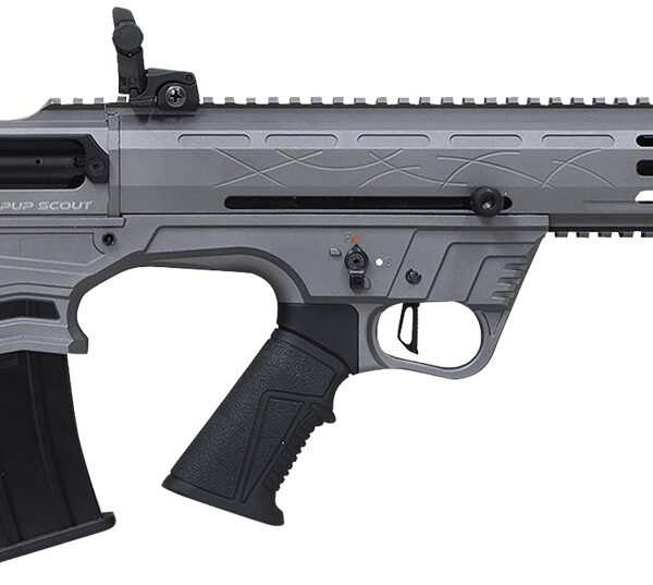 Citadel FRPS1218TG Pup Scout 12 Gauge Semi-Auto 3″ 5+1 18.50″ Gray Steel Barrel, Picatinny Rail Aluminum Receiver, Picatinny Handguards, Gray Adj Cheek Riser Synthetic Stock, Black Polymer Grip