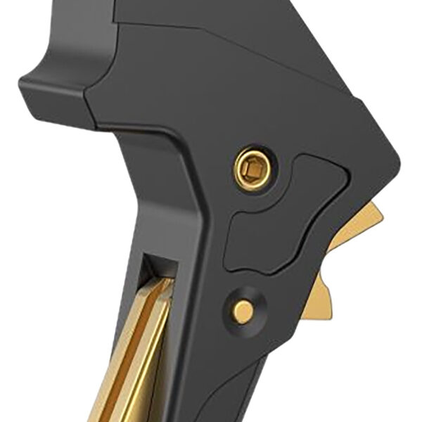 Tyrant CNC TDMPTRIGFSCBLK/GOLD   Black Fits S&W M&P Full-Size & Compact