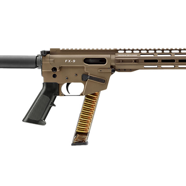 FREEDOM ORDNANCE FX9P10SBM-FDE FX9P  9mm Luger 10″ Flat Dark Earth