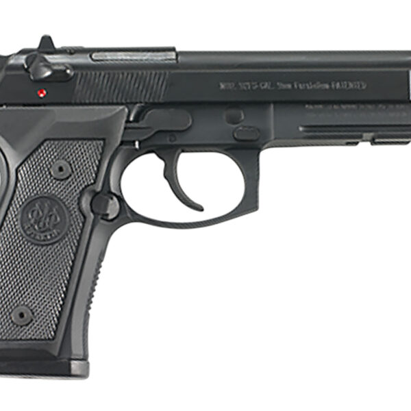 Beretta USA JS92M9A1 92FS Type M9A1 Full Size 9mm Luger 10+1 4.90″ Black Barrel, Black Cerakote Steel Serrated Slide, Black Aluminum Frame w/Beavertail & Picatinny Rail, Black Textured Grip