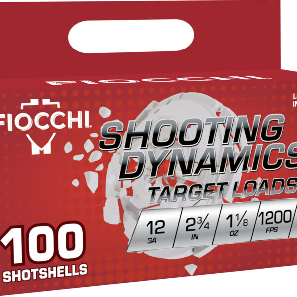 Fiocchi 12SDB188 Shooting Dynamics 12Gauge 2.75″ 1 1/8oz 8Shot 100 Per Box/2 Case
