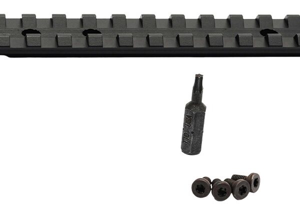 Savage Arms 56442 Scope Rail Revel Black Aluminum 8.40″ Long