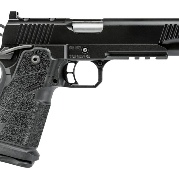 Kimber Mfg, Inc 3600300 DS Warrior  45 ACP 13+1 5″ Matte Stainless Barrel, KimPro Black Optic Cut/Serrated Slide, Black Stainless Steel Frame w/Beavertail & Picatinny Rail, Black Carbon Fiber Grip, Am