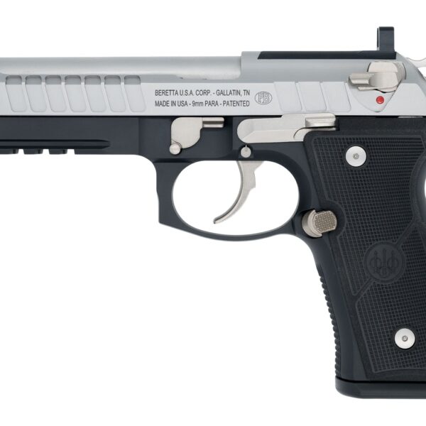 Langdon Tactical Tech 92E2TJNRR Beretta 92 Elite  Full Size Frame 9mm Luger 18+1 4.70″ Stainless Steel Barrel, Inox Stainless Steel Optic Ready/Serrated Slide, Black Anodized Aluminum Frame w/Picatinn