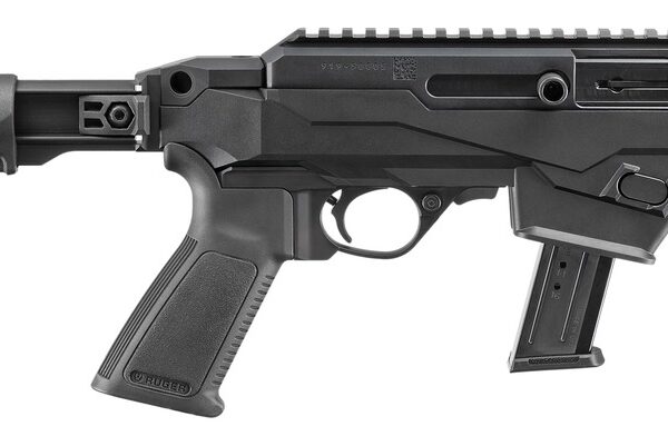 Ruger 39101 PC Carbine SBR 9mm Luger 17+1 6.50″ Black Threaded Barrel, Black Hardcoat Anodize Aluminum Receiver w/Picatinny Rail, M-LOK Handguard, Black Polymer Magpul MOE Buttstock, Black Polymer Gr