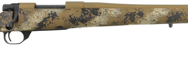 Howa HFN7PRCSE 1500 Fence Line 7mm PRC 3+1 24″ Flat Dark Earth Cerakote Threaded Barrel, Flat Dark Earth Cerakote Aluminum Drilled & Tapped Receiver, Scorched Earth Camo Fixed Synthetic Stock, Right H