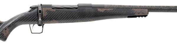 Fierce Firearms RGESC25CM18BTS Carbon Rogue 25 Creedmoor 3+1 18″ Carbon Fiber Match Grade Threaded Barrel, Black Cerakote Stainless Steel Drilled & Tapped Receiver, Trophy Camo LR Negative Comb Carbon