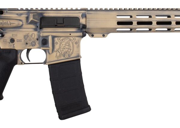 Shark Coast Tactical 300-097-1000-02 Hold Fast 5.56 NATO 30+1 16″ Black Melonite Threaded Barrel, Aluminum Receiver w/Picatinny Rail, M-LOK Handguard, Magpul MOE SL Black Polymer Stock, Magpul MOE Gri