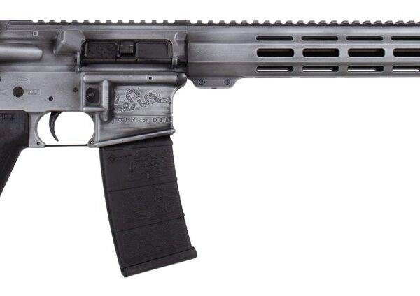 Shark Coast Tactical 300-065-1000-04 Liberty Or Death 5.56 NATO 30+1 16″ Black Melonite Threaded Barrel, Aluminum Receiver w/Picatinny Rail, M-LOK Handguard, Magpul MOE SL Black Polymer Stock, Magpul