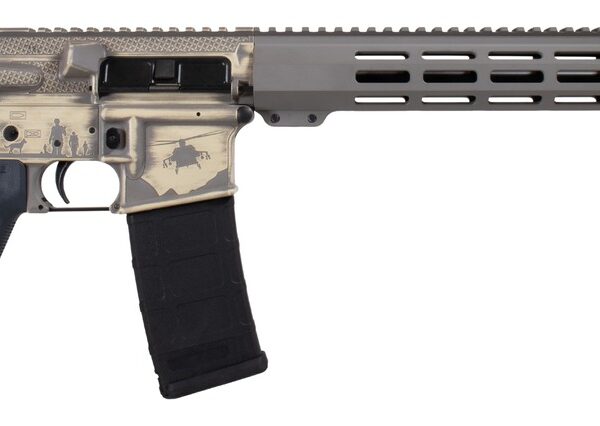 Shark Coast Tactical 300-111-1000-27 Military 5.56 NATO 30+1 16″ Black Melonite Threaded Barrel 2-Tone FDE Cerakote Aluminum Receiver w/Picatinny Rail, M-LOK Handguard, Magpul MOE SL Black Polymer Sto